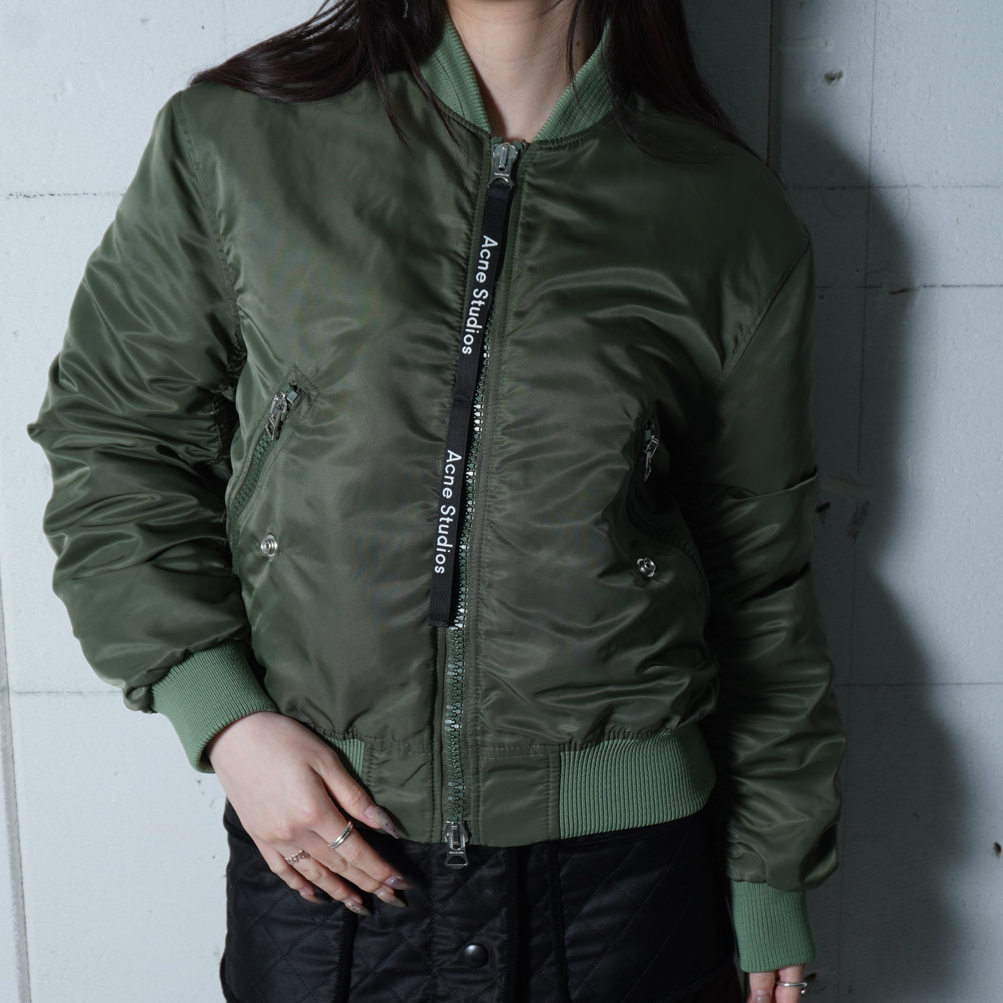 Acne studios】アクネストゥディオズ MA-1ジャケット khaki | MIXHIVE