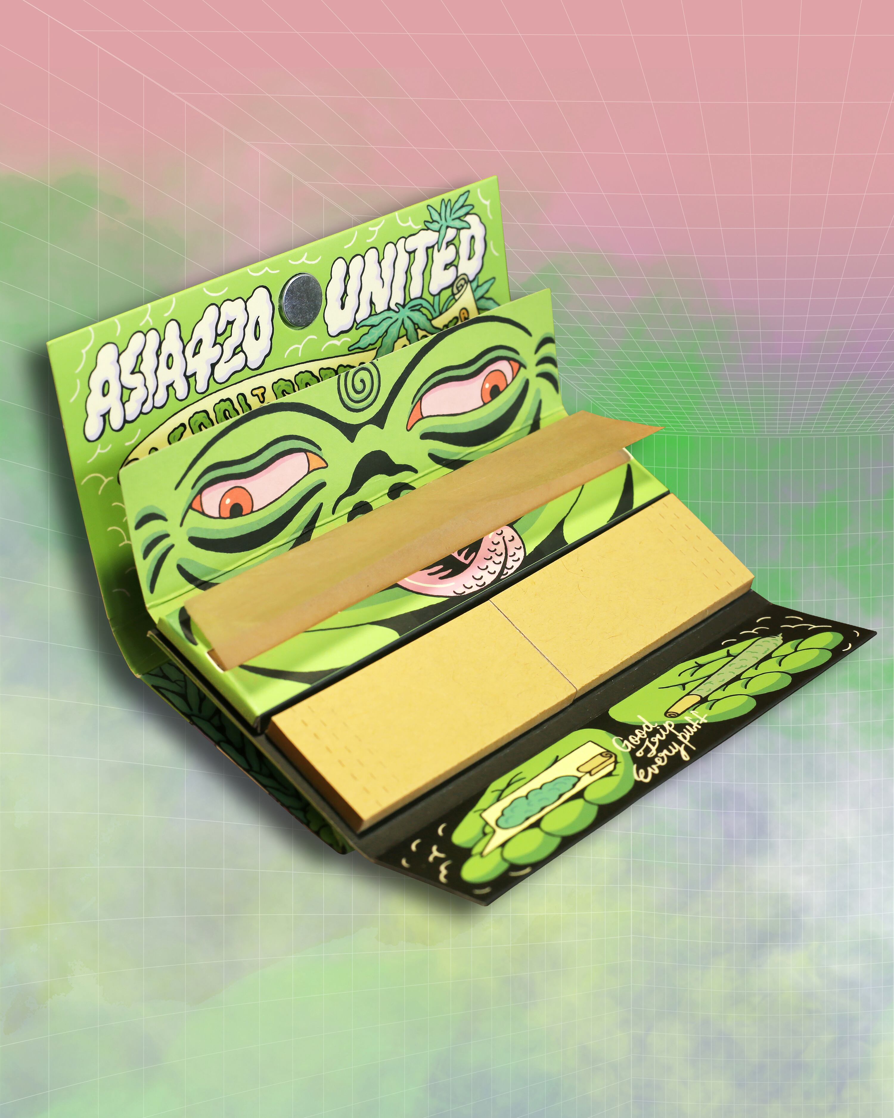 420friendly WIZMAN ASIA 420 United Rolling Paper （キングサイズ
