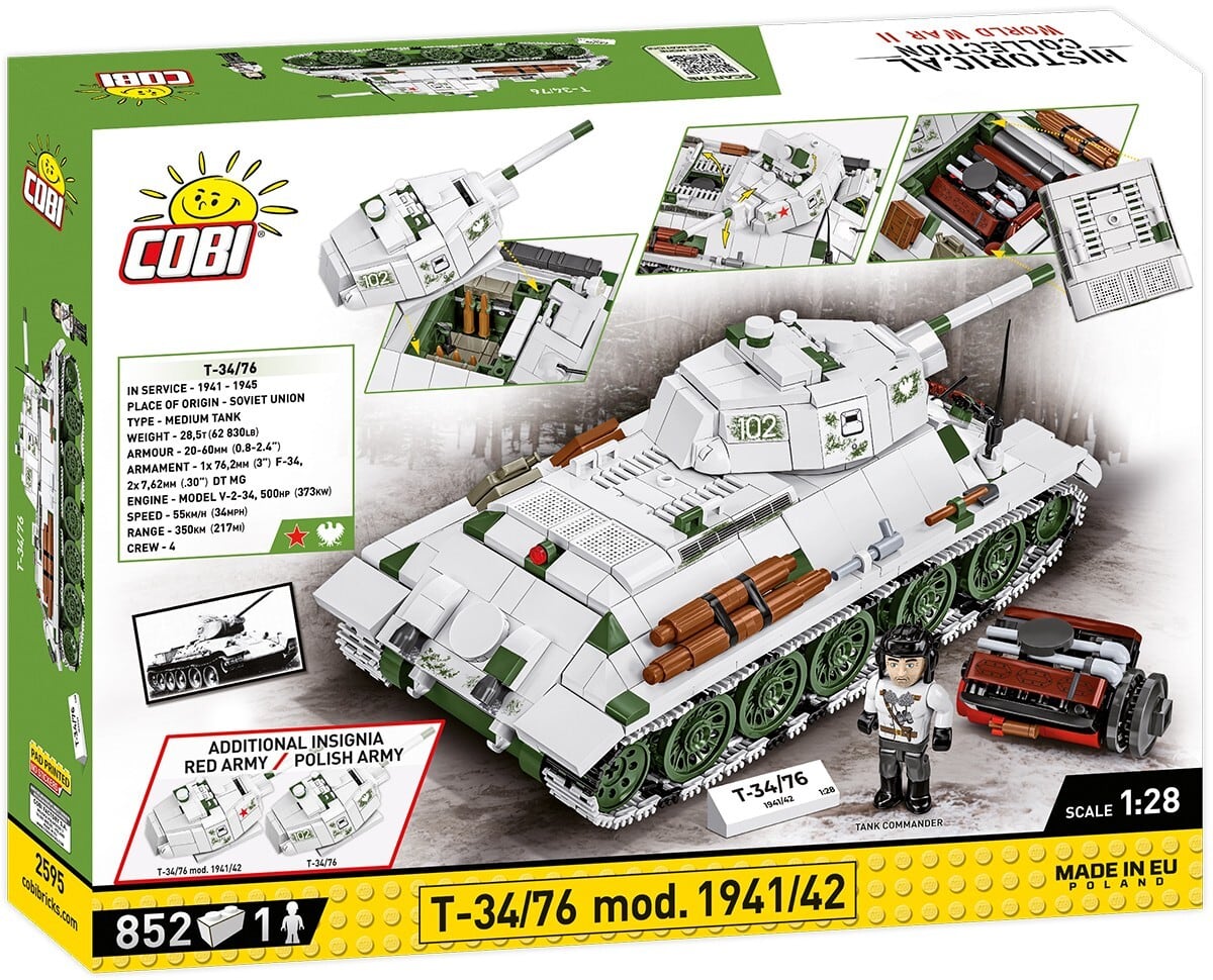 COBI #2595 T34-76 (1941/1942) | ミリタリーブロック公式オンライン