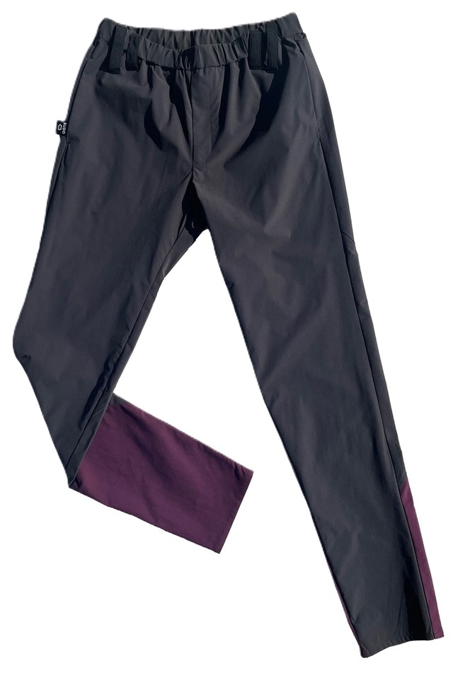 BUDO(ブドー) CROSS AIR STRETCH PANTS Gray×Purple