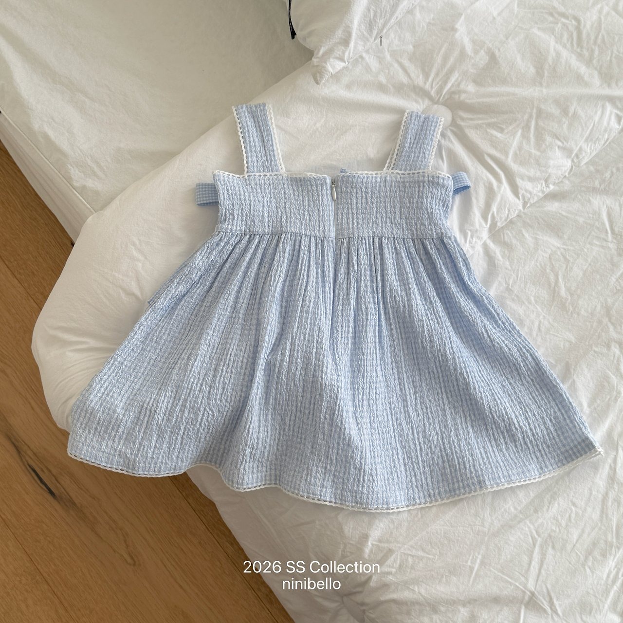 [ninibello] Pure Ribbon Dress +fee2 / [니니벨로] 퓨어리본원피스