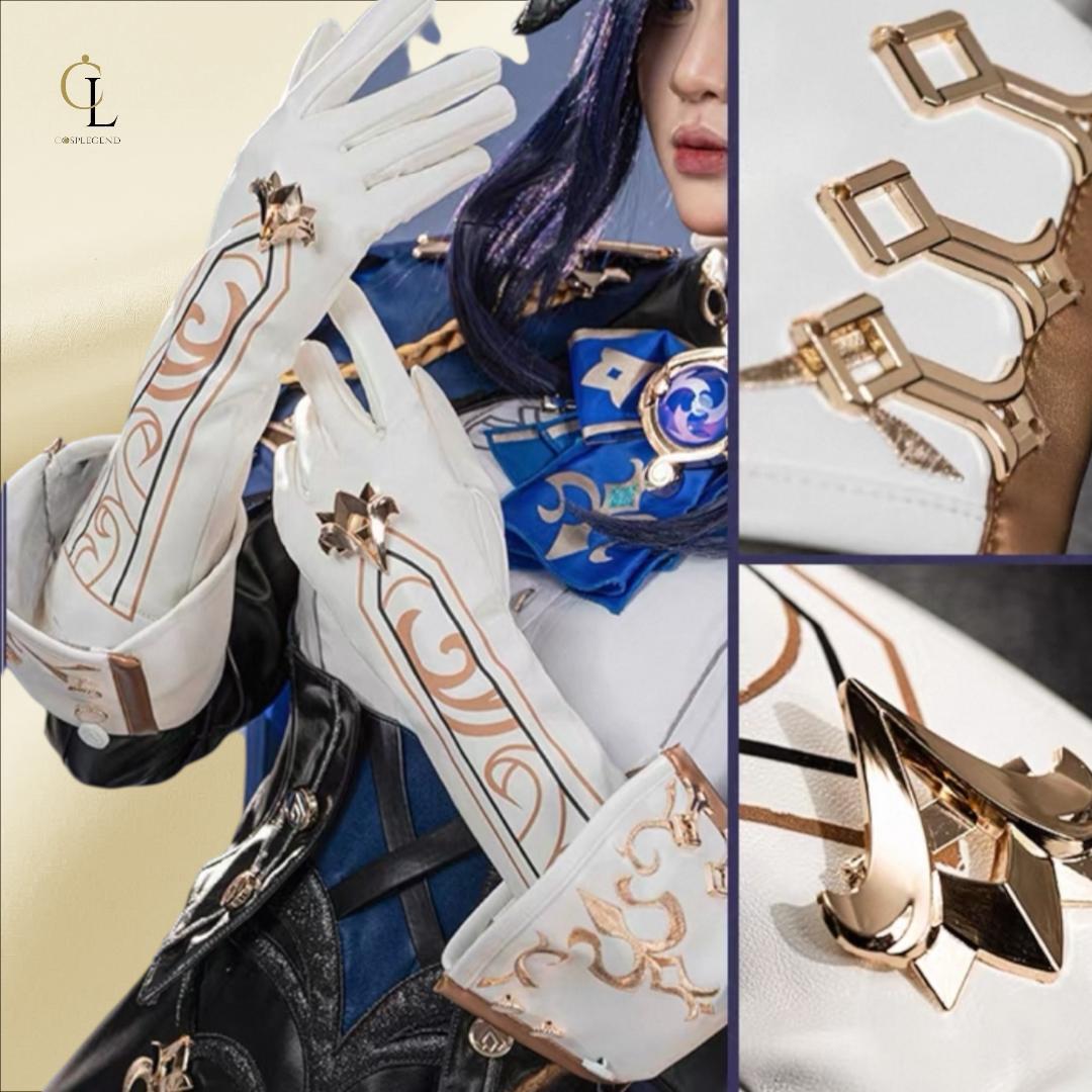 原神クロリンデ コスプレ　猫と三町目製 三分妄想 原神 コスプレ クロリンデ 衣装 ※ウィッグ 靴 追加可 : ISRA