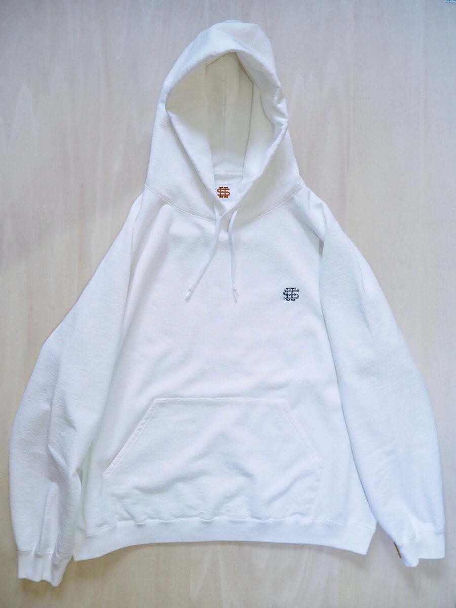 SEESEE logo hoodie (wht) ナイジェルグラフ | NEHA