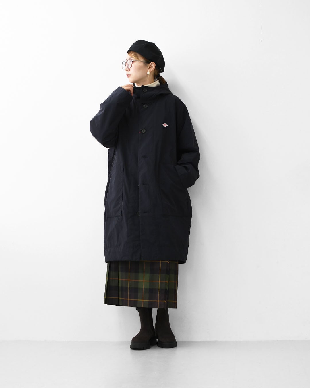 DANTON [ダントン] W INSULATION HOODED COAT [DT-A0526PNT