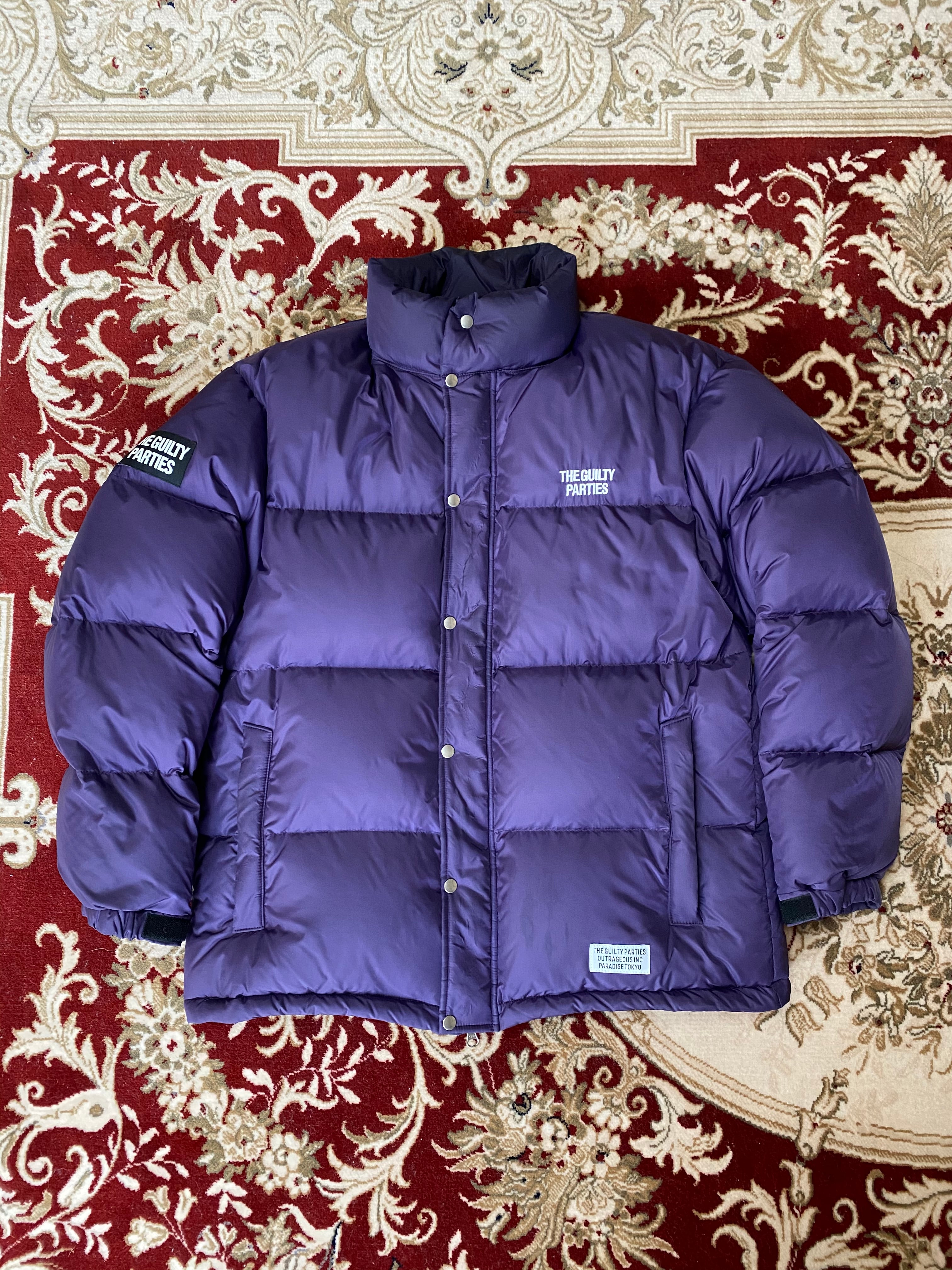 WACKO MARIA Down Jacket Purple | AGEO BASE 