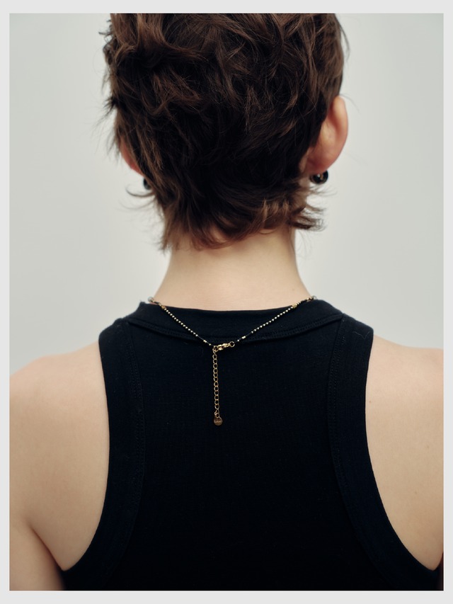 Necklace -Black×Gold-
