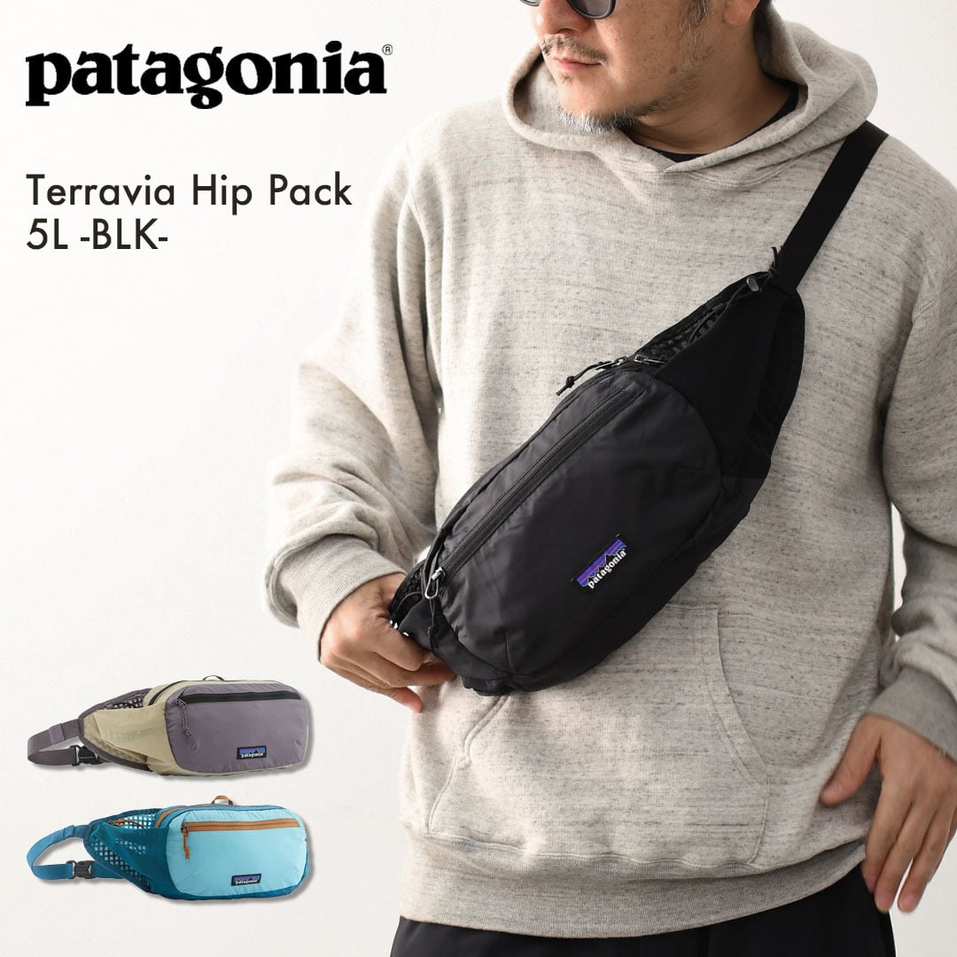 【新作】 パタゴニア テラヴィア・ヒップ・パック 5L 国内正規品 Black Patagonia [パタゴニア正規代理店] Terravia Hip Pack 5L [49021