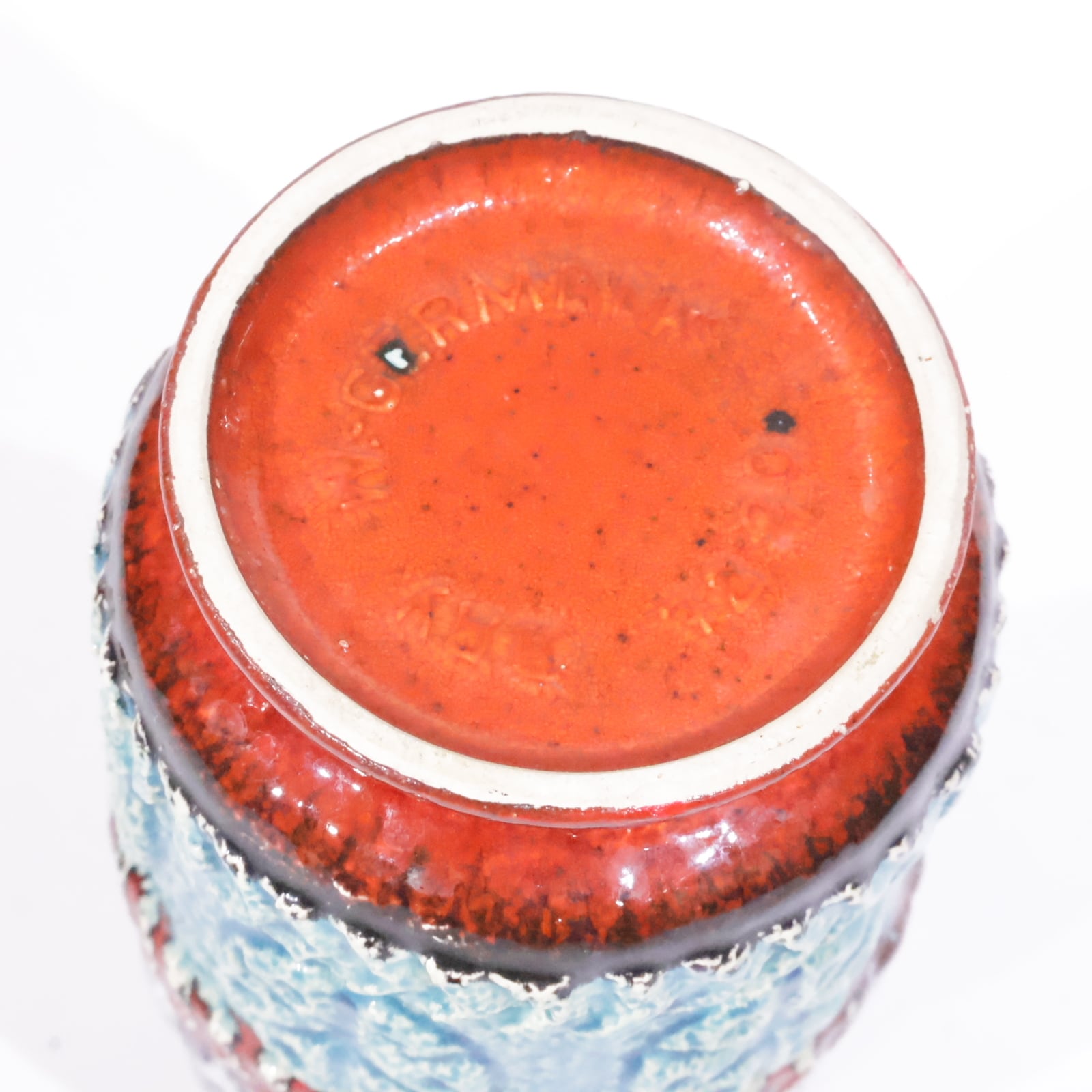 fatlava XXL BAY KERAMIK W.Germany アラビア Bay Keramik-- 20.1㎝ | Fat Lava & German Art Pottery