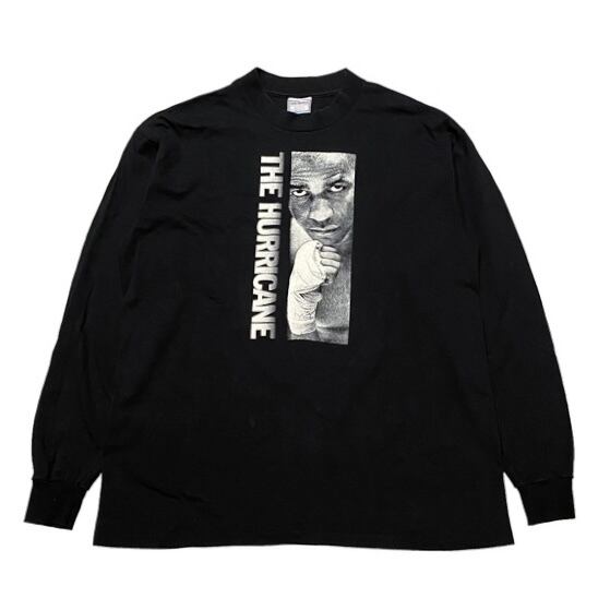 90's USA製 ”THE HURRICANE” Movie L/S T-Shirt XL / 映画 ザ