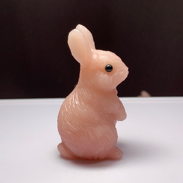 9.ピンクオパールうさぎ・インテリア