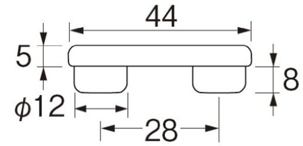 SANEI(サンエイ) 便座クッションゴム 便座用補修部品 2個入り PW902-42S