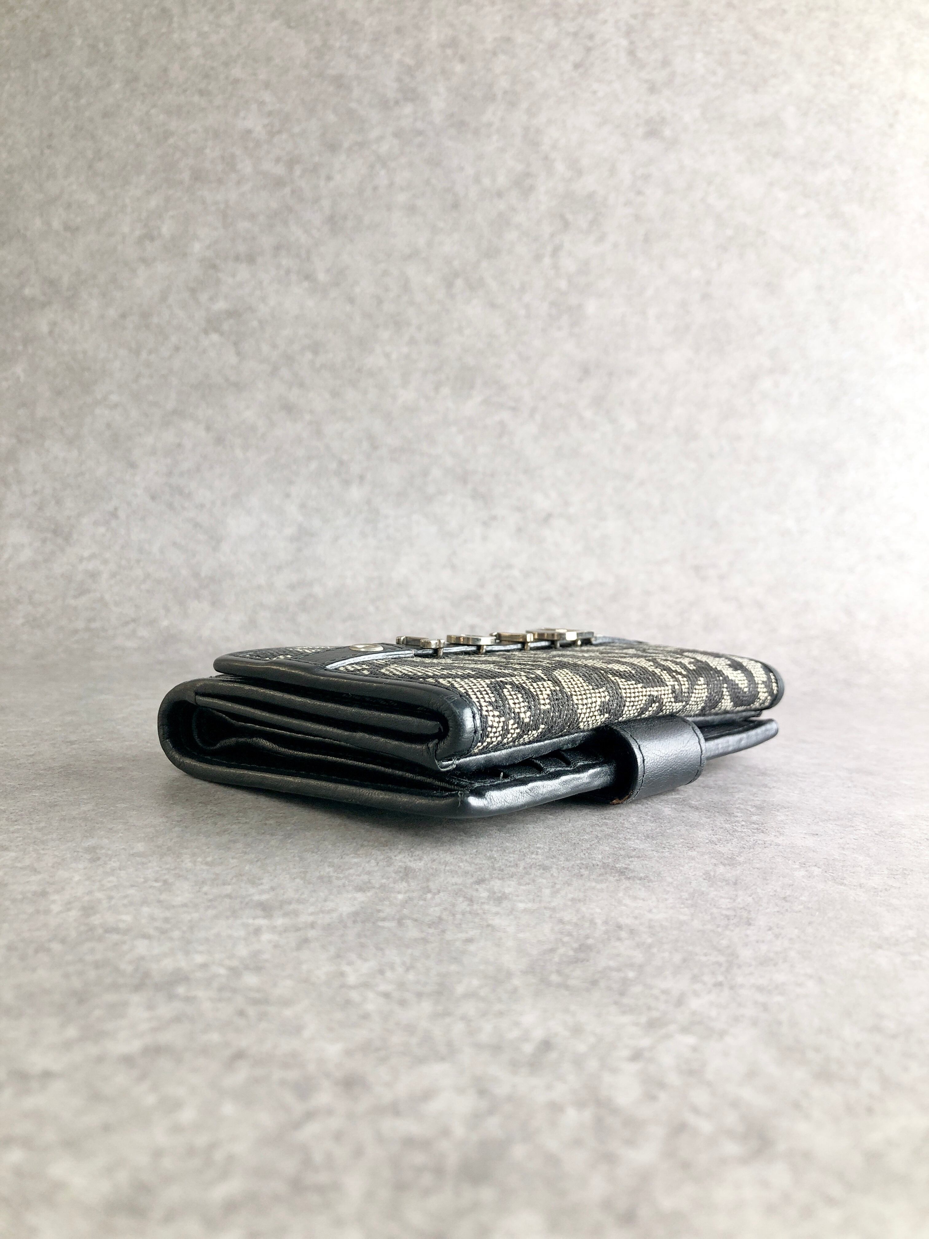 Christian Dior クリスチャン ディオール トロッター 財布 ブラック