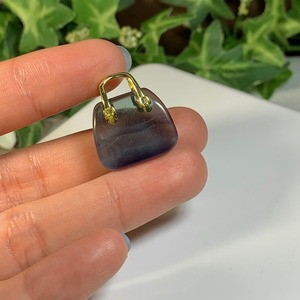 17.天然石とお出かけ☆フローライトカバン・バック