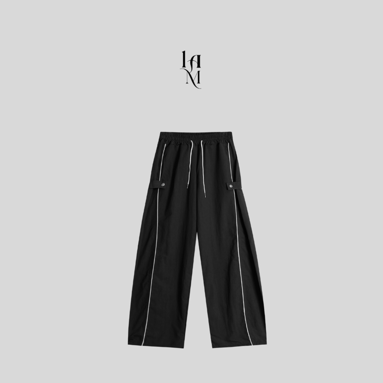 Nylon Snap Patch Lined  Pants (3color) - 14