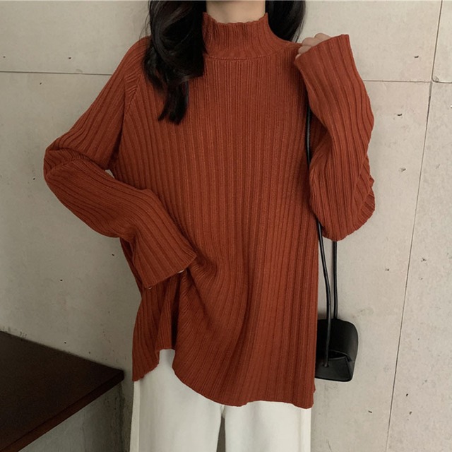 オータムウィンタールーズベーシックセーター レディース ロング 秋物 冬物 YY-ファッション70946498941