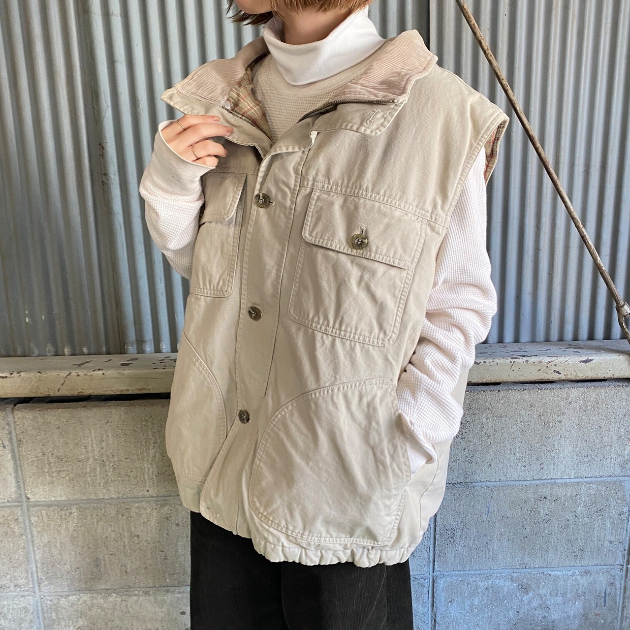 90年代〜00年代 Eddie Bauer エディーバウアー コットン グースダウン 