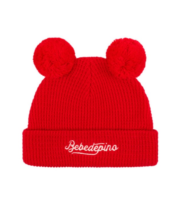 [BEBE DE PINO] Bebedepino scarlet pompom ear beanie 正規品 韓国ブランド 韓国ファッション 韓国代行 韓国通販 ベベドピノ bebedepino 日本 店舗 韓国 子供服