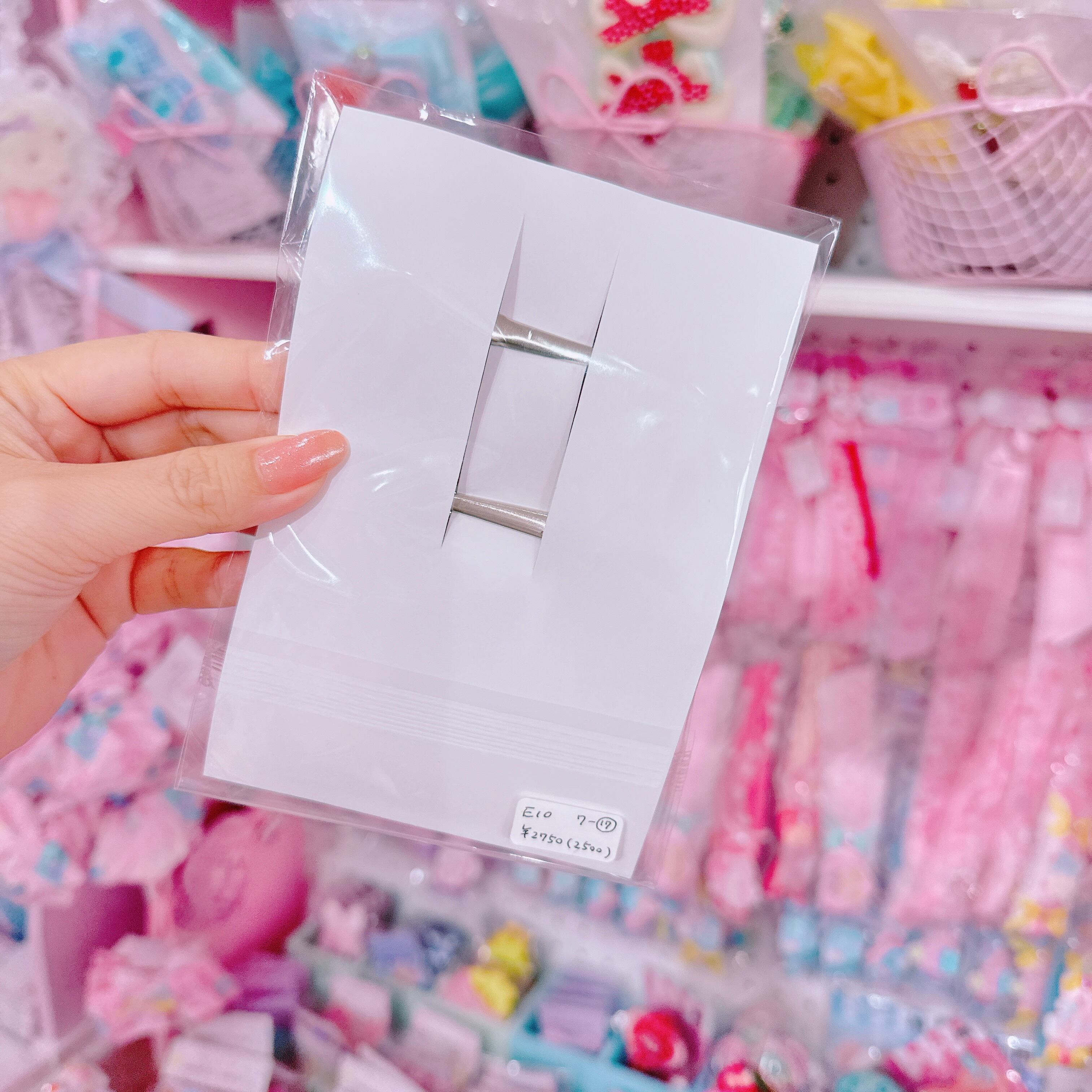 【E10】7-17ツインヘアクリップ