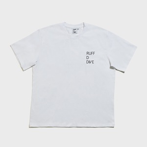 [RUFF D DIVE] Basic Logo T-Shirt White 正規品 韓国ブランド 韓国通販 韓国代行 韓国ファッション