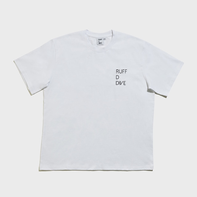 [RUFF D DIVE] Basic Logo T-Shirt White 正規品 韓国ブランド 韓国通販 韓国代行 韓国ファッション