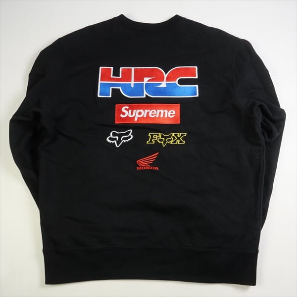 Supreme®/Honda®/Fox® Racing Crewneck黒L