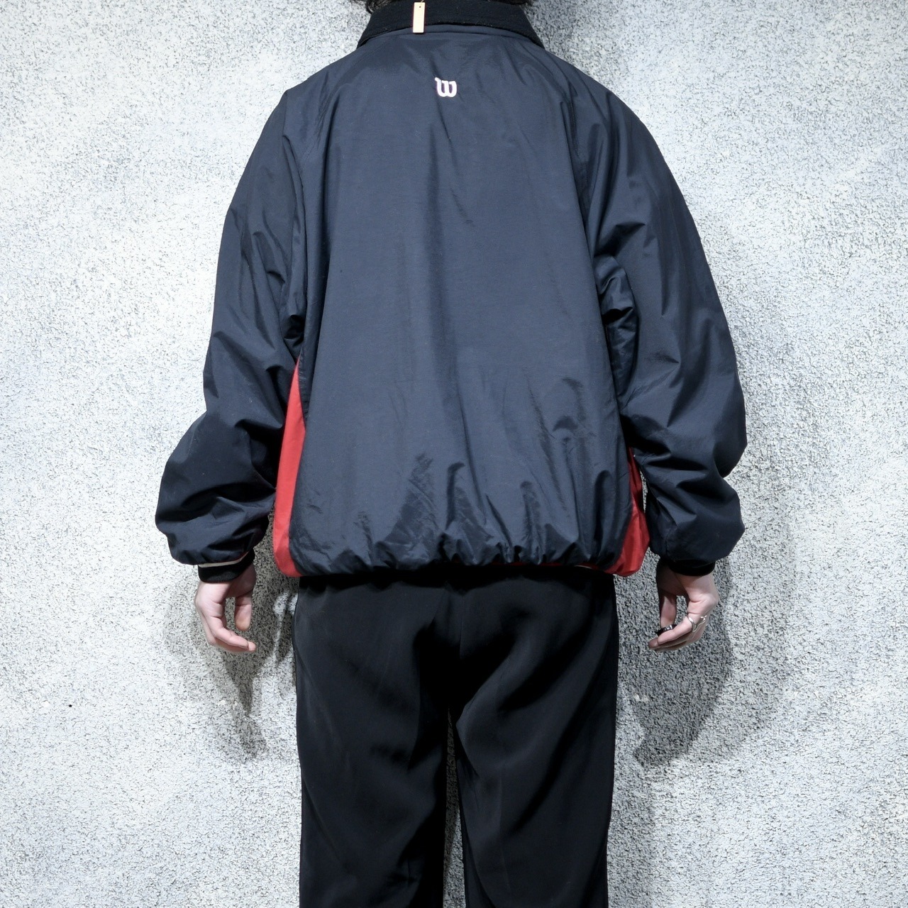 Wilson half zip nylon pullover