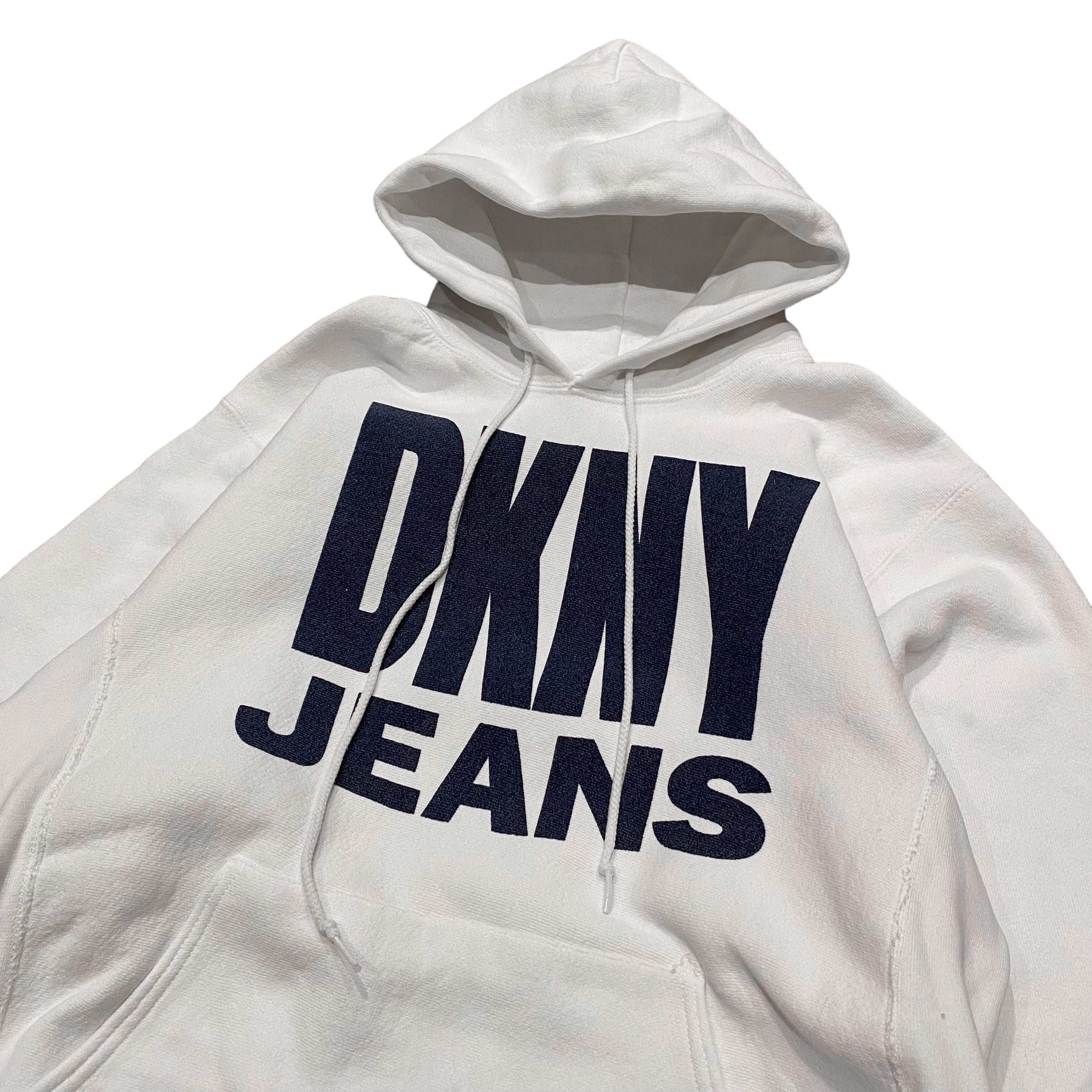 90's USA製 DKNY Jeans Reverse Weave Type Sweat Parka