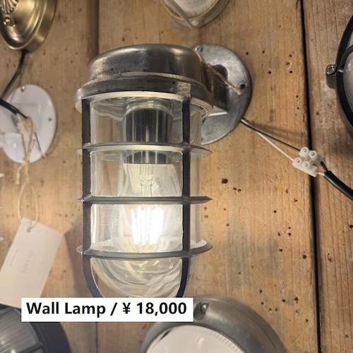 TOPANGA Lighting　レトロインダストリアルアイアンウォールランプ　クローム　アウトドア　壁付け　コンセント接続　玄関　ガーデン　ベランダ　テラス
