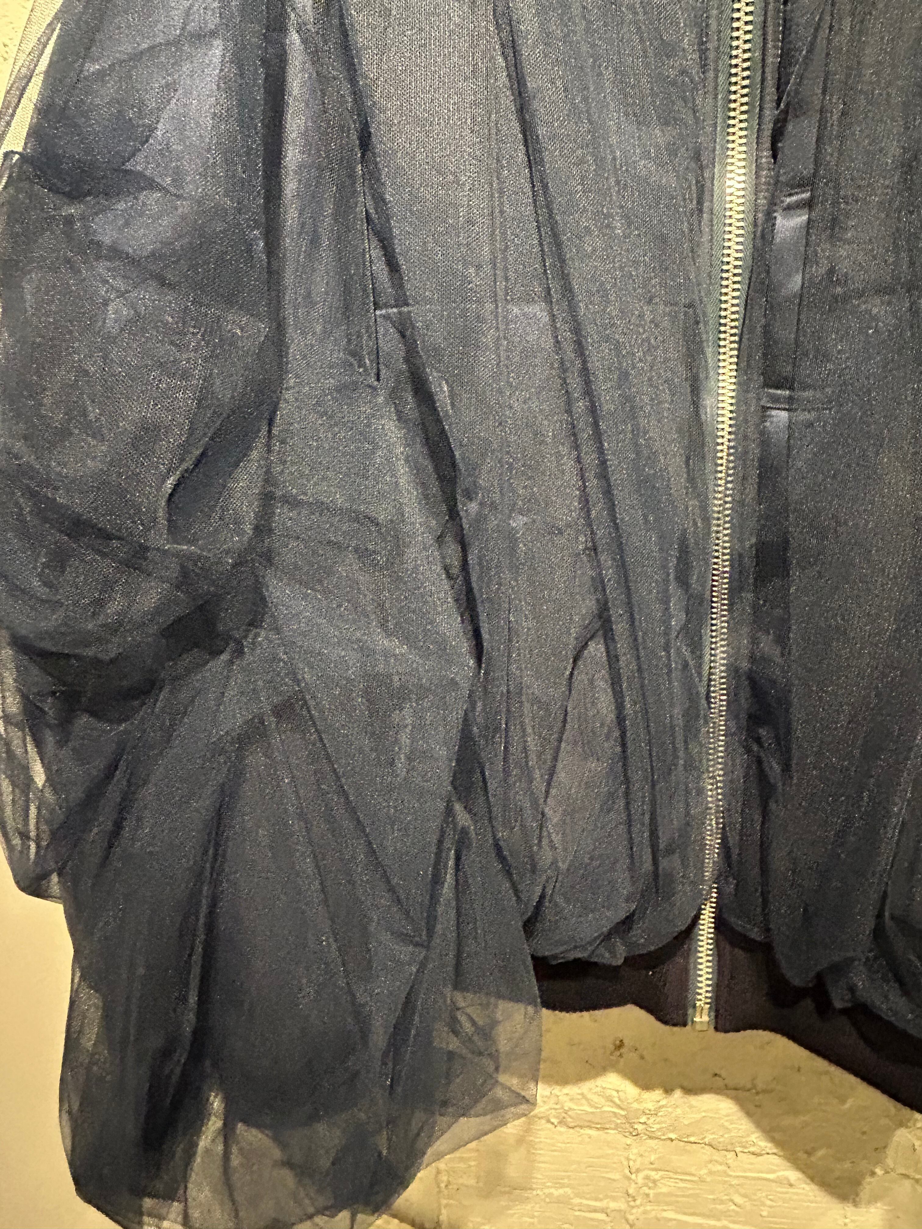 CHIKAKISADA MA-1 tulle blouson | AAR