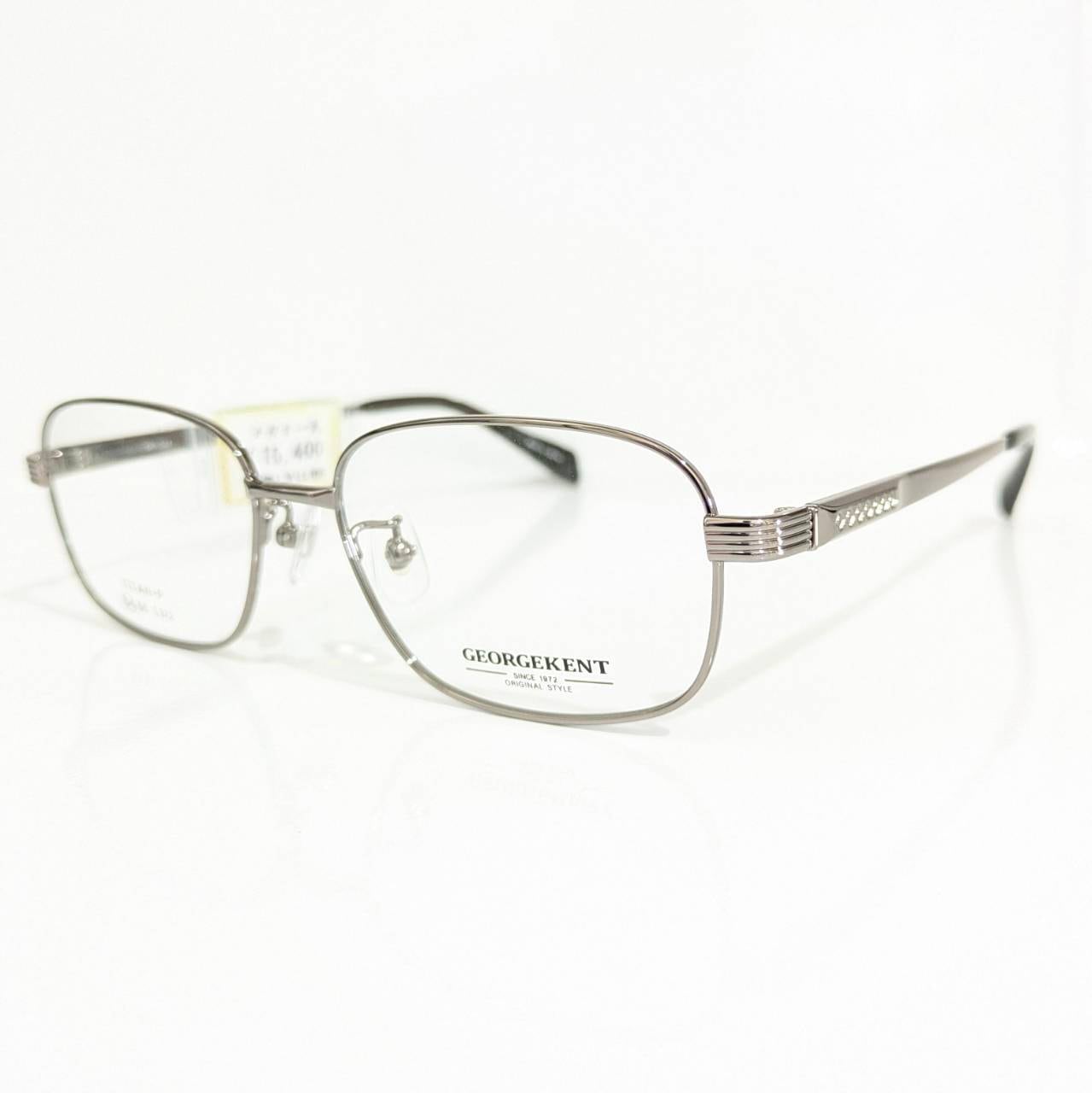 【GEORGEKENT】スクエアメタルフレーム シルバー