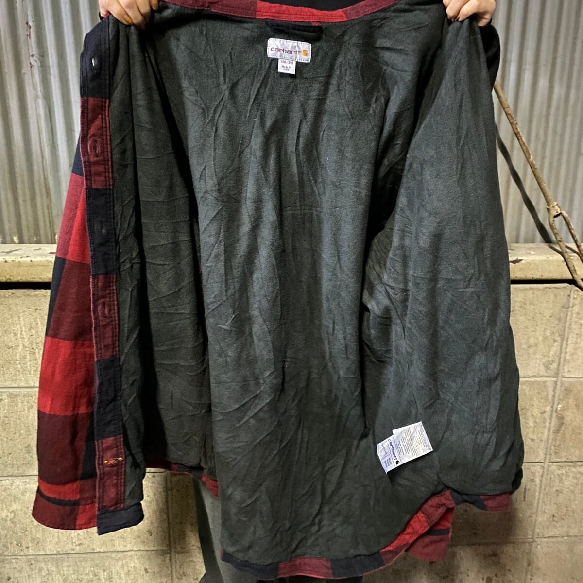 ビッグサイズ Carhartt カーハート チェックシャツジャケット メンズ