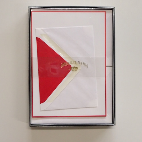 A5レターセット  [ORIGINAL CROWN MILL]  10548 レッド