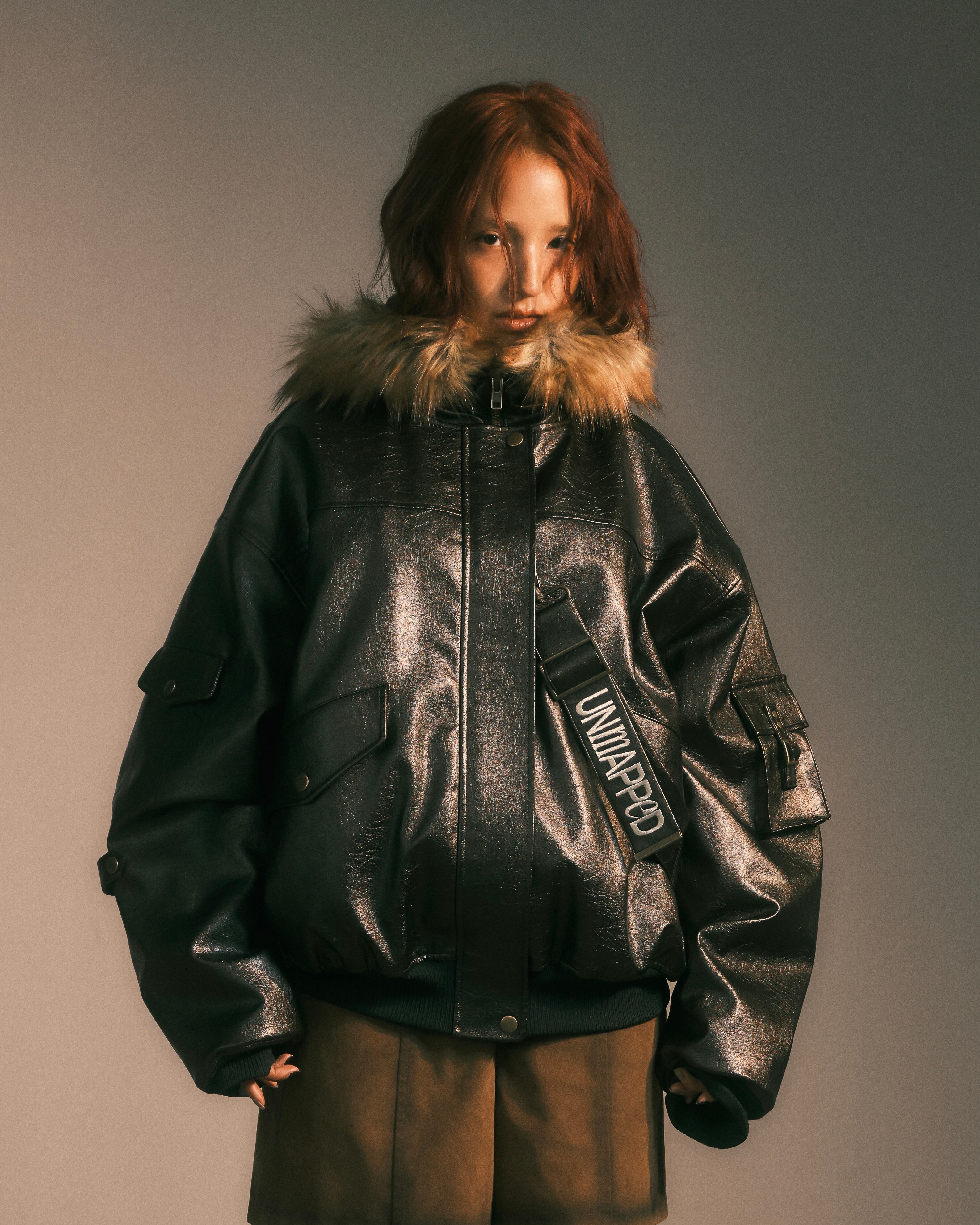 Frostage leather jacket / brn | UNMAPPED