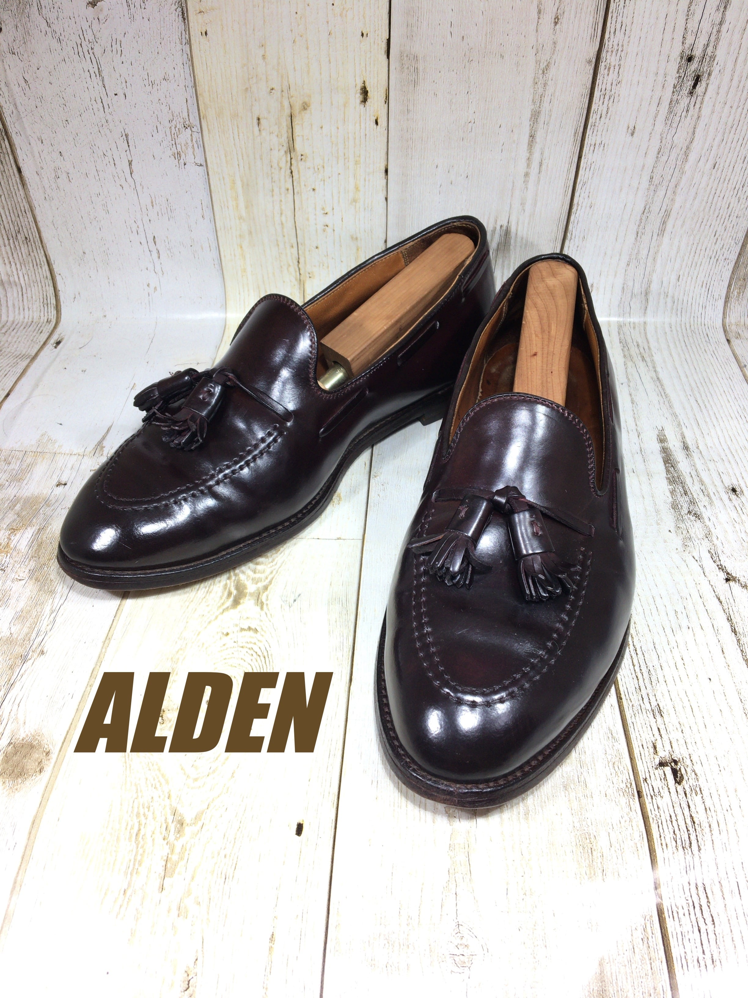 【美品】オールデン コードバン タッセルローファー alden