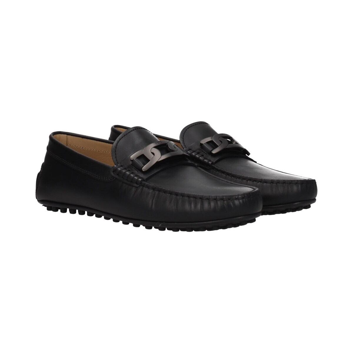 TOD'S トッズ メンズ ローファー レザー ブラック
