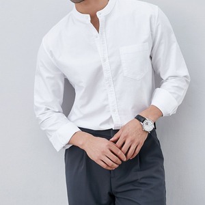 スタンドカラーベーシックシャツ MT0210006