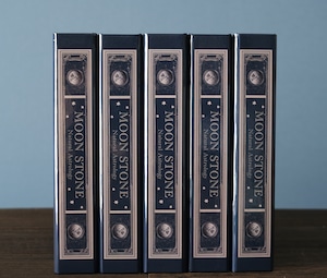 魔法の本のようなブックボックス 架空の洋書 "誕生石の図鑑" 〜MOON STONE〜 / 小物入れ