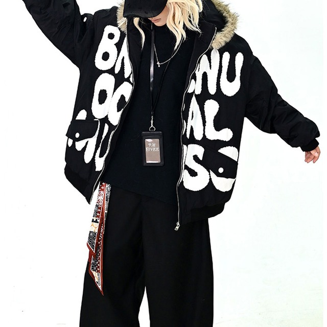 ビッグロゴボリュームジャケット 2col   R01198