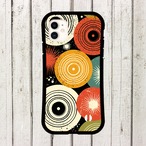 iPhoneケース レコード柄 サイケデリック｜60s 70s ヴァイナル風 RETRO026