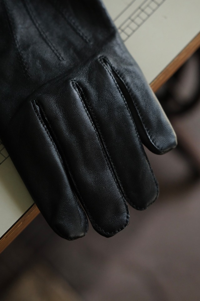 Utah／italian carabinieri leather grove／dead stock