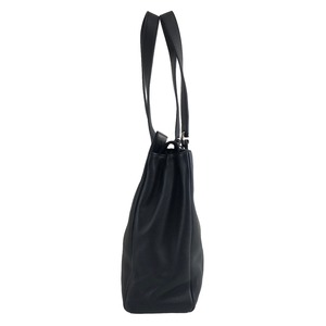 LOEWE ロエベ ショルダーバッグ ブラック ロゴ レザー トートバッグ 