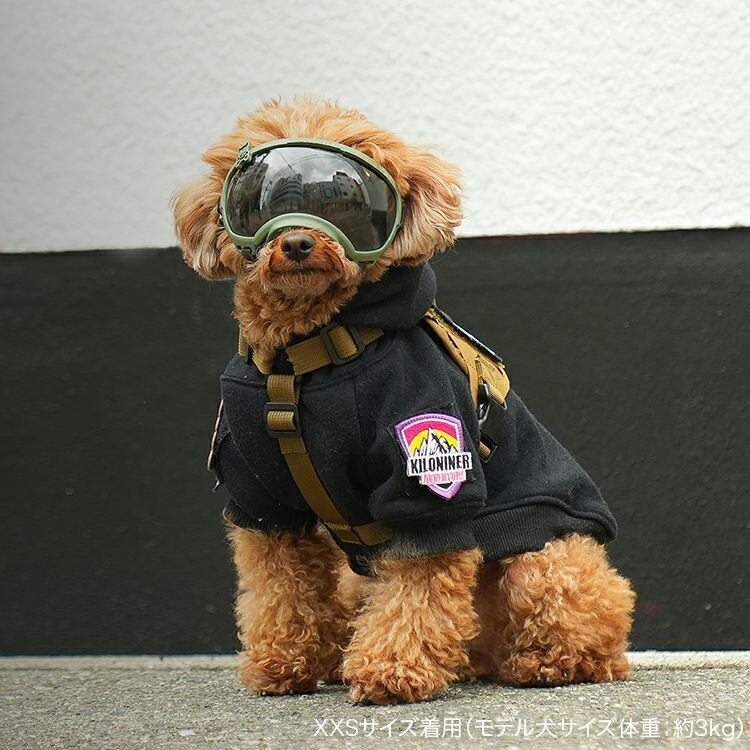 犬服・アクセサリー KILONER Signature Goggles XXX-SMALL Goggles for Small Pets ペット用ゴーグル 小型犬 Signature Goggles