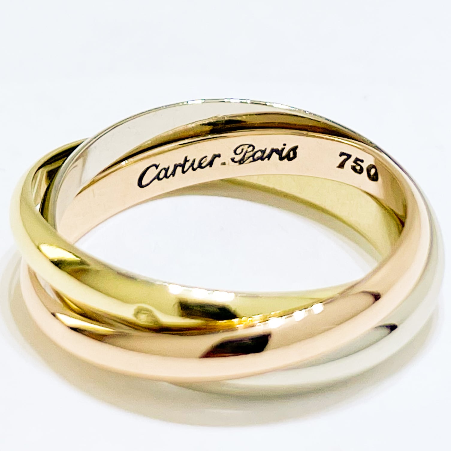 ⚪︎Cartier カルティエ トリニティリング 750 K18 4.0g 9号 ⚪︎Cartier カルティエ トリニティリング 750 K18 4.0g 9号