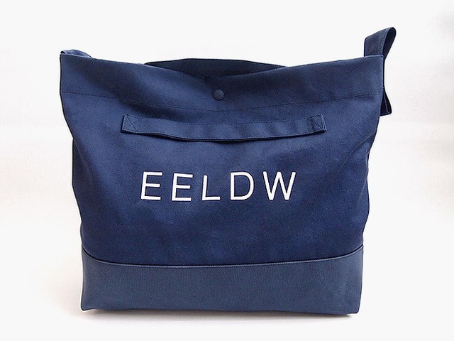 2WAY ショルダー バッグ　"2WAY SHOULDER BAG"  (NAVY / LOGO WHITE)