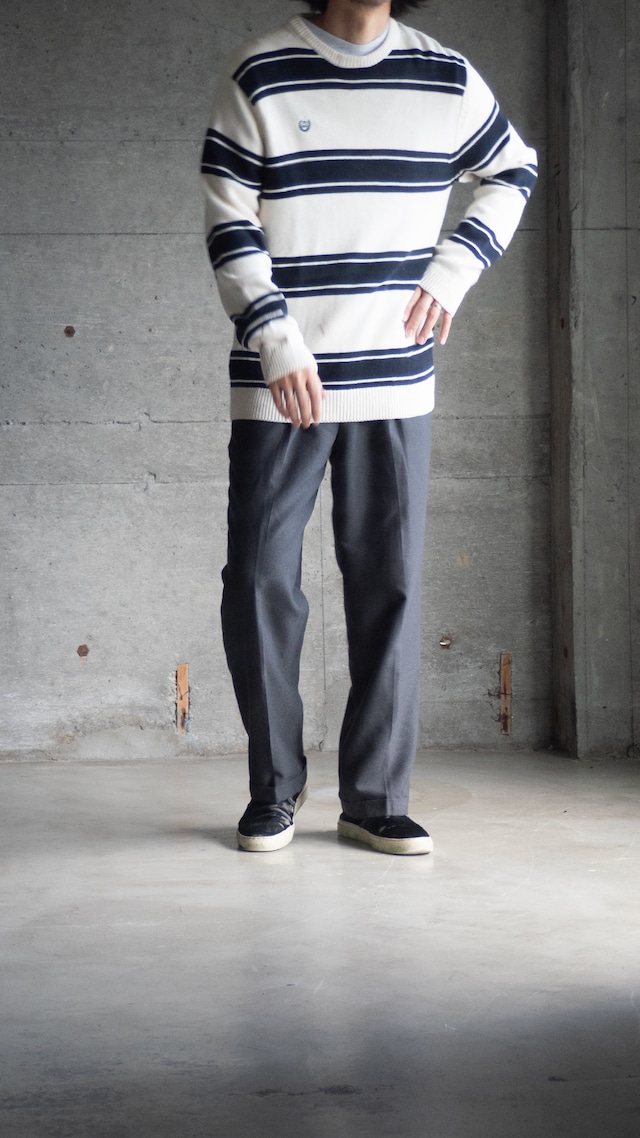 "CHAPS" used Cotton wide border knit