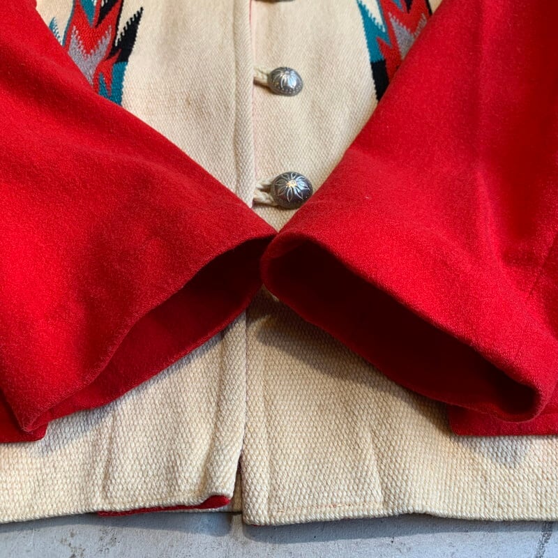 40's 50's SOUTHWEST ARTS&CRAFTS チマヨジャケット ウール