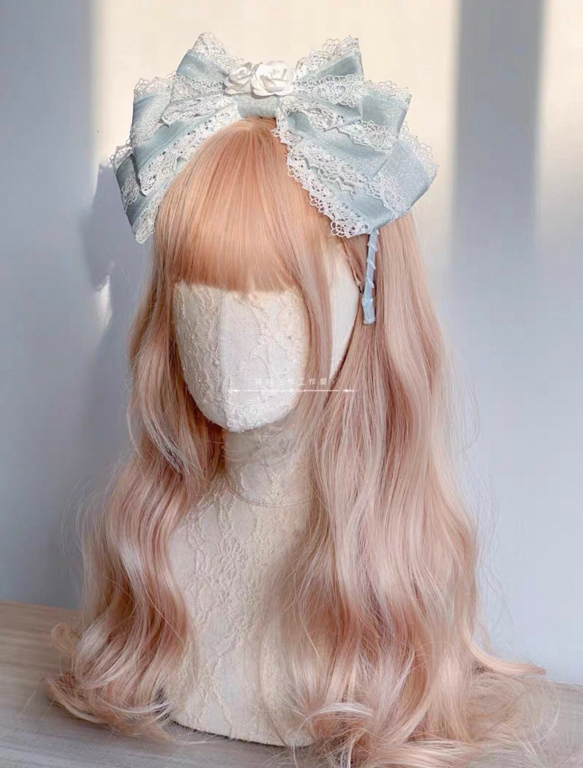 ♡ Princess flower フリルリボンカチューシャ pink ♡ | Sayakadoll