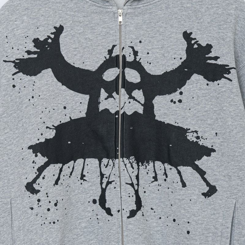 TOYMACHINE 】RORSCHACH SWEAT ZIP PARKA トイマシーン ジップフーディ