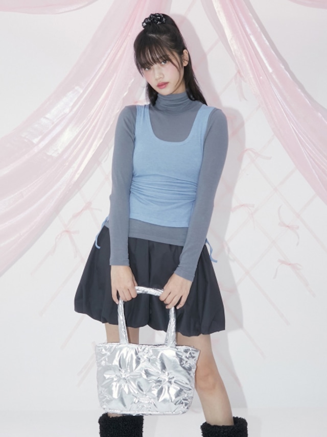 [MARGARIN FINGERS] STAR QUILTED SHOULDER BAG (SILVER) 正規品  韓国 ブランド 韓国ファッション 韓国代行 マーガリンフィンガーズ 日本 店舗
