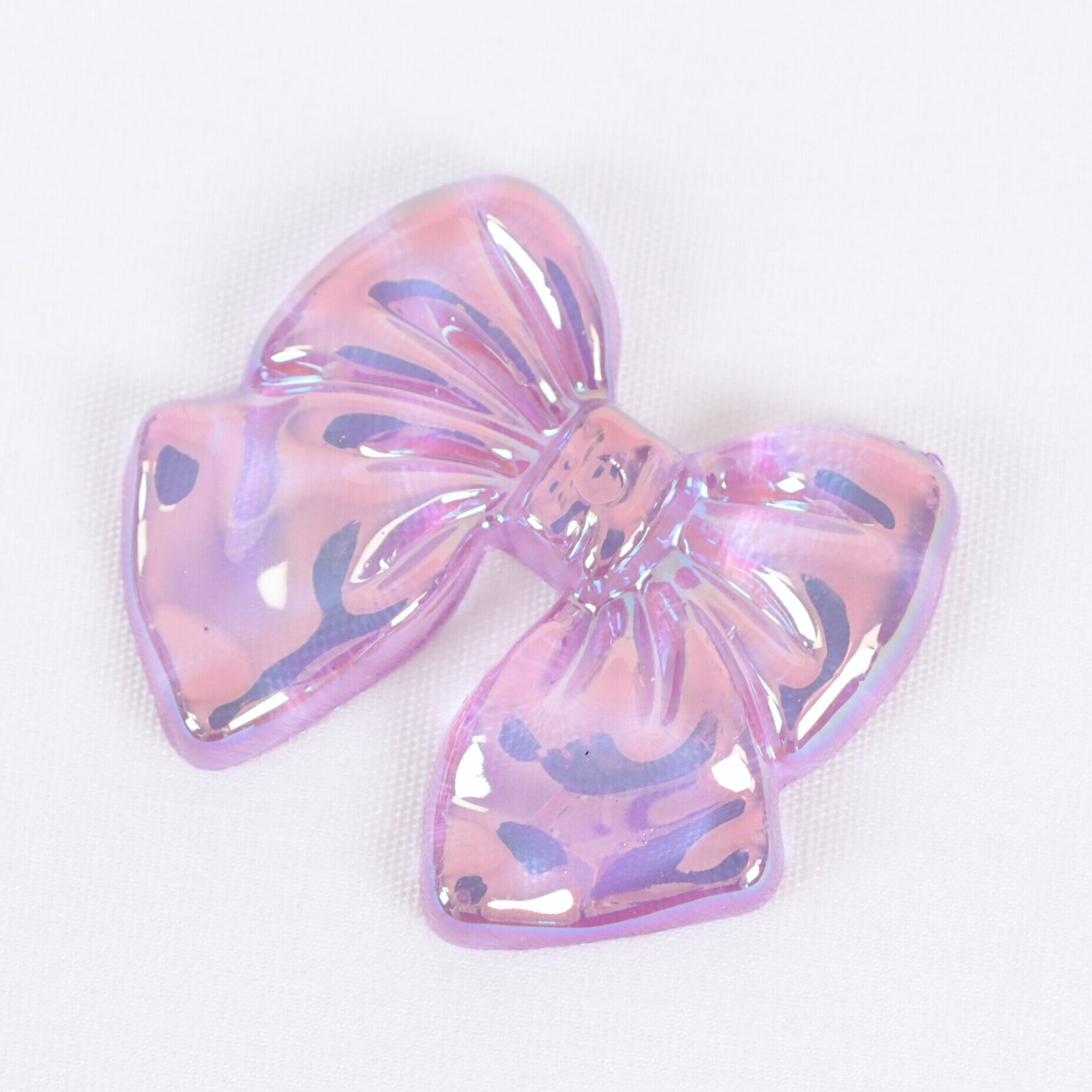 リボン オーロラ クリア パーツ 樹脂 02000234 ハンドメイド 装飾 飾り
